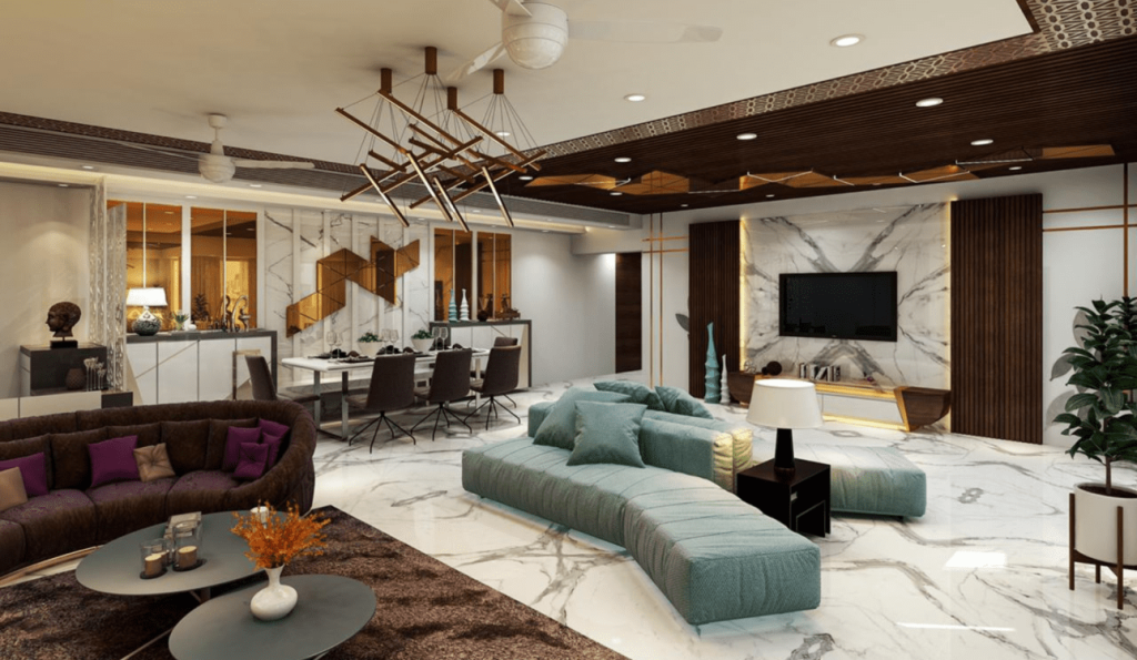 Modern living room - Vezmanta